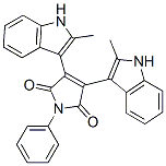 3,4-Bis-(2-methyl-1h-indol-3-yl)-1-phenyl-pyrrole-2,5-dioneStructure,877383-29-4Structure 3,4-Bis-(2-methyl-1h-indol-3-yl)-1-phenyl-pyrrole-2,5-dione Structure,877383-29-4Structure