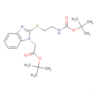 [2-(2-叔丁氧基羰基氨基-乙基磺?；?-苯并咪唑-1-基]-乙酸叔丁酯結(jié)構(gòu)式_877626-82-9結(jié)構(gòu)式