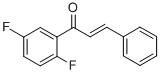2-Propen-1-one,1-(2,5-difluorophenyl)-3-phenyl-,(2e)-Structure,877862-83-4Structure 2-Propen-1-one,1-(2,5-difluorophenyl)-3-phenyl-,(2e)- Structure,877862-83-4Structure