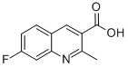 7-Fluoro-2-methylquinoline-3-carboxylic acidStructure,879361-44-1Structure 7-Fluoro-2-methylquinoline-3-carboxylic acid Structure,879361-44-1Structure