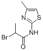 2-Bromo-n-(4-methyl-1,3-thiazol-2-yl)propanamideStructure,879609-86-6Structure 2-Bromo-n-(4-methyl-1,3-thiazol-2-yl)propanamide Structure,879609-86-6Structure