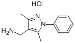 (3,5-Dimethyl-1-phenyl-1h-pyrazol-4-yl)methylamine hydrochlorideStructure,879896-52-3Structure (3,5-Dimethyl-1-phenyl-1h-pyrazol-4-yl)methylamine hydrochloride Structure,879896-52-3Structure