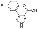 3-(3-Fluorophenyl)-1h-pyrazole-4-carboxylic acidStructure,879996-69-7Structure 3-(3-Fluorophenyl)-1h-pyrazole-4-carboxylic acid Structure,879996-69-7Structure