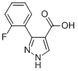 3-(2-Fluorophenyl)-pyrazole-4-carboxylic acidStructure,879996-73-3Structure 3-(2-Fluorophenyl)-pyrazole-4-carboxylic acid Structure,879996-73-3Structure