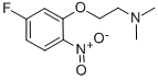 Ethanamine,2-(5-fluoro-2-nitrophenoxy)-n,n-dimethyl-Structure,880083-48-7Structure Ethanamine,2-(5-fluoro-2-nitrophenoxy)-n,n-dimethyl- Structure,880083-48-7Structure