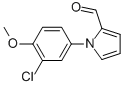 1-(3-Chloro-4-methoxyphenyl)-1h-pyrrole-2-carbaldehydeStructure,881041-28-7Structure 1-(3-Chloro-4-methoxyphenyl)-1h-pyrrole-2-carbaldehyde Structure,881041-28-7Structure