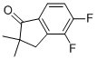 4,5-Difluoro-2,3-dihydro-2,2-dimethyl-1h-inden-1-oneStructure,881189-87-3Structure 4,5-Difluoro-2,3-dihydro-2,2-dimethyl-1h-inden-1-one Structure,881189-87-3Structure