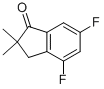 4,6-Difluoro-2,3-dihydro-2,2-dimethyl-1h-inden-1-oneStructure,881189-93-1Structure 4,6-Difluoro-2,3-dihydro-2,2-dimethyl-1h-inden-1-one Structure,881189-93-1Structure