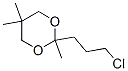 2-(3-Chloropropyl)-2,5,5-trimethyl-[1,3]-dioxane Structure,88128-57-8Structure