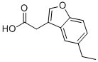 (5-Ethyl-1-benzofuran-3-yl)acetic acidStructure,882248-24-0Structure (5-Ethyl-1-benzofuran-3-yl)acetic acid Structure,882248-24-0Structure