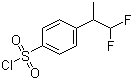 Benzenesulfonyl chloride, 4-(2,2-difluoro-1-methylethyl)-Structure,883146-12-1Structure Benzenesulfonyl chloride, 4-(2,2-difluoro-1-methylethyl)- Structure,883146-12-1Structure