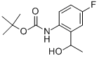 Tert-butyl 4-fluoro-2-(1-hydroxyethyl)phenylcarbamateStructure,883555-10-0Structure Tert-butyl 4-fluoro-2-(1-hydroxyethyl)phenylcarbamate Structure,883555-10-0Structure