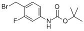 Tert-butyl 4-(bromomethyl)-3-fluorophenylcarbamateStructure,885021-03-4Structure Tert-butyl 4-(bromomethyl)-3-fluorophenylcarbamate Structure,885021-03-4Structure