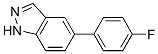 5-(4-Fluoro-phenyl)-1H-indazoleStructure,885272-86-6Structure 5-(4-Fluoro-phenyl)-1H-indazole Structure,885272-86-6Structure