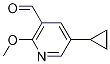 5-環(huán)丙基-2-甲氧基煙醛結構式_888499-98-7結構式