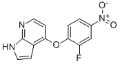 4-(2-Fluoro-4-nitrophenoxy)-7-azaindoleStructure,888720-59-0Structure 4-(2-Fluoro-4-nitrophenoxy)-7-azaindole Structure,888720-59-0Structure
