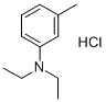 N,N-二乙基間甲苯胺鹽酸鹽結(jié)構(gòu)式_89074-92-0結(jié)構(gòu)式