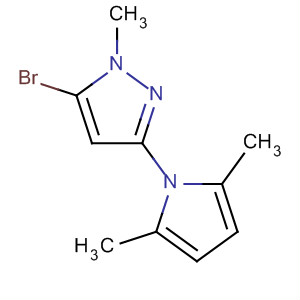 5-Bromo-3-(2,5-dimethylpyrrolyl)-1-methylpyrazoleStructure,89088-51-7Structure 5-Bromo-3-(2,5-dimethylpyrrolyl)-1-methylpyrazole Structure,89088-51-7Structure