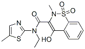4-Hydroxy-n,2-dimethyl-n-(5-methyl-1,3-thiazol-2-yl)-2h-1,2-benzothiazine-3-carboxamide 1,1-dioxideStructure,892395-41-4Structure 4-Hydroxy-n,2-dimethyl-n-(5-methyl-1,3-thiazol-2-yl)-2h-1,2-benzothiazine-3-carboxamide 1,1-dioxide Structure,892395-41-4Structure