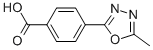 4-(5-Methyl-1,3,4-oxadiazol-2-yl)benzoic acidStructure,892502-28-2Structure 4-(5-Methyl-1,3,4-oxadiazol-2-yl)benzoic acid Structure,892502-28-2Structure