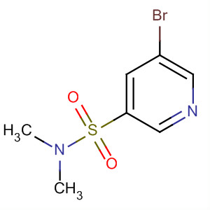 N,N-二甲基 5-溴吡啶-3-磺酰胺結(jié)構(gòu)式_896160-99-9結(jié)構(gòu)式