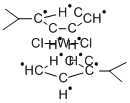 Bis(isopropylcyclopentadienyl)tungsten(IV) dichlorideStructure,90023-13-5Structure Bis(isopropylcyclopentadienyl)tungsten(IV) dichloride Structure,90023-13-5Structure