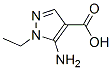 5-Amino-1-ethyl-pyrazole-4-carboxylic acidStructure,90641-65-9Structure 5-Amino-1-ethyl-pyrazole-4-carboxylic acid Structure,90641-65-9Structure