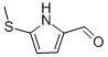 1H-Pyrrole-2-carboxaldehyde,5-(methylthio)-Structure,90724-50-8Structure 1H-Pyrrole-2-carboxaldehyde,5-(methylthio)- Structure,90724-50-8Structure