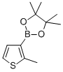 1,3,2-Dioxaborolane, 4,4,5,5-tetramethyl-2-(2-methyl-3- thienyl)-Structure,910553-12-7Structure 1,3,2-Dioxaborolane, 4,4,5,5-tetramethyl-2-(2-methyl-3- thienyl)- Structure,910553-12-7Structure