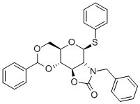 Phenyl N-Benzyl-2-amino-4,6-o-benzylidene-2-N,3-o-carbonyl-2-deoxy-1-thio-β-D-glucopyranosideStructure,910805-49-1Structure Phenyl N-Benzyl-2-amino-4,6-o-benzylidene-2-N,3-o-carbonyl-2-deoxy-1-thio-β-D-glucopyranoside Structure,910805-49-1Structure