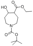 1-Tert-butyl 4-ethyl 5-hydroxyazepane-1,4-dicarboxylateStructure,912444-87-2Structure 1-Tert-butyl 4-ethyl 5-hydroxyazepane-1,4-dicarboxylate Structure,912444-87-2Structure