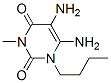 5,6-Diamino-1-butyl-3-methylpyrimidine-2,4(1H,3H)-dioneStructure,91260-72-9Structure 5,6-Diamino-1-butyl-3-methylpyrimidine-2,4(1H,3H)-dione Structure,91260-72-9Structure