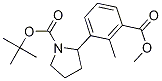 2-(3-Methoxycarbonyl-2-Methyl-Phenyl)-Pyrrolidine-1-Carboxylicacidtert-ButylesterStructure,914299-22-2Structure 2-(3-Methoxycarbonyl-2-Methyl-Phenyl)-Pyrrolidine-1-Carboxylicacidtert-Butylester Structure,914299-22-2Structure