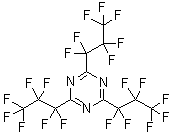 2,4,6-Tris(heptafluoropropyl)-1,3,5-triazineStructure,915-76-4Structure 2,4,6-Tris(heptafluoropropyl)-1,3,5-triazine Structure,915-76-4Structure