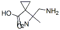 1-(1,2-二氨基-1-甲基乙基)-環(huán)丙烷羧酸結(jié)構(gòu)式_915867-73-1結(jié)構(gòu)式