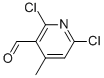 2,6-Dichloro-4-methylpyridine-3-carboxaldehydeStructure,91591-70-7Structure 2,6-Dichloro-4-methylpyridine-3-carboxaldehyde Structure,91591-70-7Structure