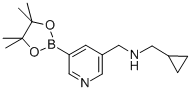 3-Pyridinemethanamine, n-(cyclopropylmethyl)-5-(4,4,5,5-tetramethyl-1,3,2-dioxaborolan-2-yl)-Structure,919347-13-0Structure 3-Pyridinemethanamine, n-(cyclopropylmethyl)-5-(4,4,5,5-tetramethyl-1,3,2-dioxaborolan-2-yl)- Structure,919347-13-0Structure
