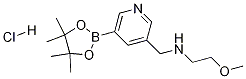 3-Pyridinemethanamine, n-(2-methoxyethyl)-5-(4,4,5,5-tetramethyl-1,3,2-dioxaborolan-2-yl)-Structure,919347-14-1Structure 3-Pyridinemethanamine, n-(2-methoxyethyl)-5-(4,4,5,5-tetramethyl-1,3,2-dioxaborolan-2-yl)- Structure,919347-14-1Structure