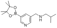 3-Pyridinemethanamine, n-(2-methylpropyl)-5-(4,4,5,5-tetramethyl-1,3,2-dioxaborolan-2-yl)-Structure,919347-20-9Structure 3-Pyridinemethanamine, n-(2-methylpropyl)-5-(4,4,5,5-tetramethyl-1,3,2-dioxaborolan-2-yl)- Structure,919347-20-9Structure
