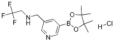 3-Pyridinemethanamine, 5-(4,4,5,5-tetramethyl-1,3,2-dioxaborolan-2-yl)-n-(2,2,2-trifluoroethyl)-Structure,919347-59-4Structure 3-Pyridinemethanamine, 5-(4,4,5,5-tetramethyl-1,3,2-dioxaborolan-2-yl)-n-(2,2,2-trifluoroethyl)- Structure,919347-59-4Structure