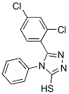 5-(2,4-Dichlorophenyl)-4-phenyl-4h-1,2,4-triazole-3-thiolStructure,92151-02-5Structure 5-(2,4-Dichlorophenyl)-4-phenyl-4h-1,2,4-triazole-3-thiol Structure,92151-02-5Structure