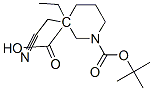 1,3-Piperidinedicarboxylic acid, 3-(cyanomethyl)-, 1-(1,1-dimethylethyl) 3-ethyl esterStructure,923009-49-8Structure 1,3-Piperidinedicarboxylic acid, 3-(cyanomethyl)-, 1-(1,1-dimethylethyl) 3-ethyl ester Structure,923009-49-8Structure