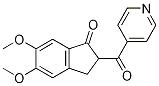 2-異煙?；?5,6-二甲氧基-2,3-二氫-1H-茚-1-酮結(jié)構(gòu)式_923571-15-7結(jié)構(gòu)式
