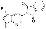 2-(3-溴-1H-吡咯并[2,3-B]吡啶-5-基)-1H-異吲哚-1,3(2H)-二酮結(jié)構(gòu)式_923583-84-0結(jié)構(gòu)式