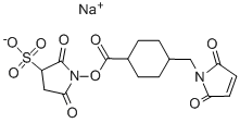 4-(N-maleimidomethyl)cyclohexane-1-carboxylic acid 3-sulfo-n-hydroxysuccinimide ester sodium salt Structure,92921-24-9Structure