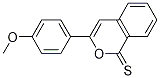 3-(4-Methoxyphenyl)-1h-isochromene-1-thioneStructure,92964-70-0Structure 3-(4-Methoxyphenyl)-1h-isochromene-1-thione Structure,92964-70-0Structure