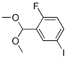 2-Fluoro-5-iodobenzaldehyde dimethyl acetal Structure,933585-46-7Structure