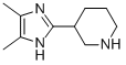 Piperidine, 3-(4,5-dimethyl-1h-imidazol-2-yl)-Structure,933713-86-1Structure Piperidine, 3-(4,5-dimethyl-1h-imidazol-2-yl)- Structure,933713-86-1Structure