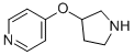 4-(Pyrrolidin-3-yloxy)-pyridine Structure,933716-88-2Structure