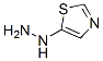 Thiazole, 5-hydrazinyl-Structure,933728-35-9Structure Thiazole, 5-hydrazinyl- Structure,933728-35-9Structure